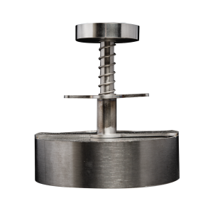 ΠΡΕΣΑ BURGER INOX 10cm ΣΤΡΟΓΓΥΛΗ